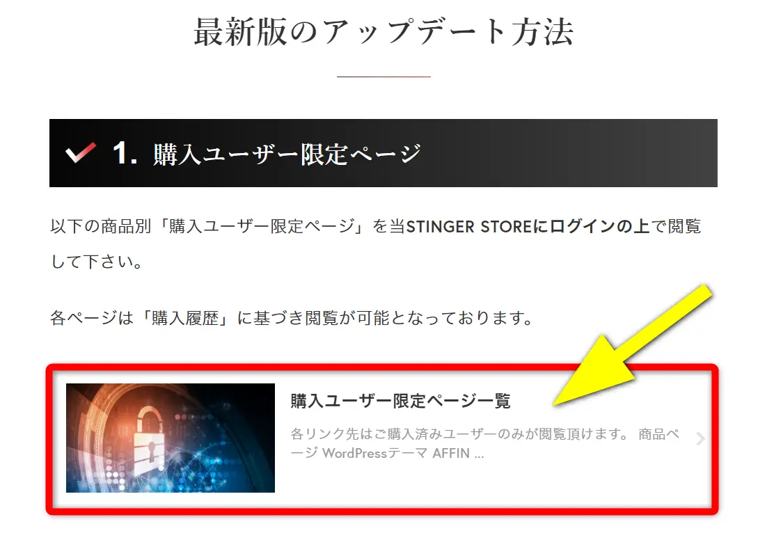 アフィンガー6の公式サイト