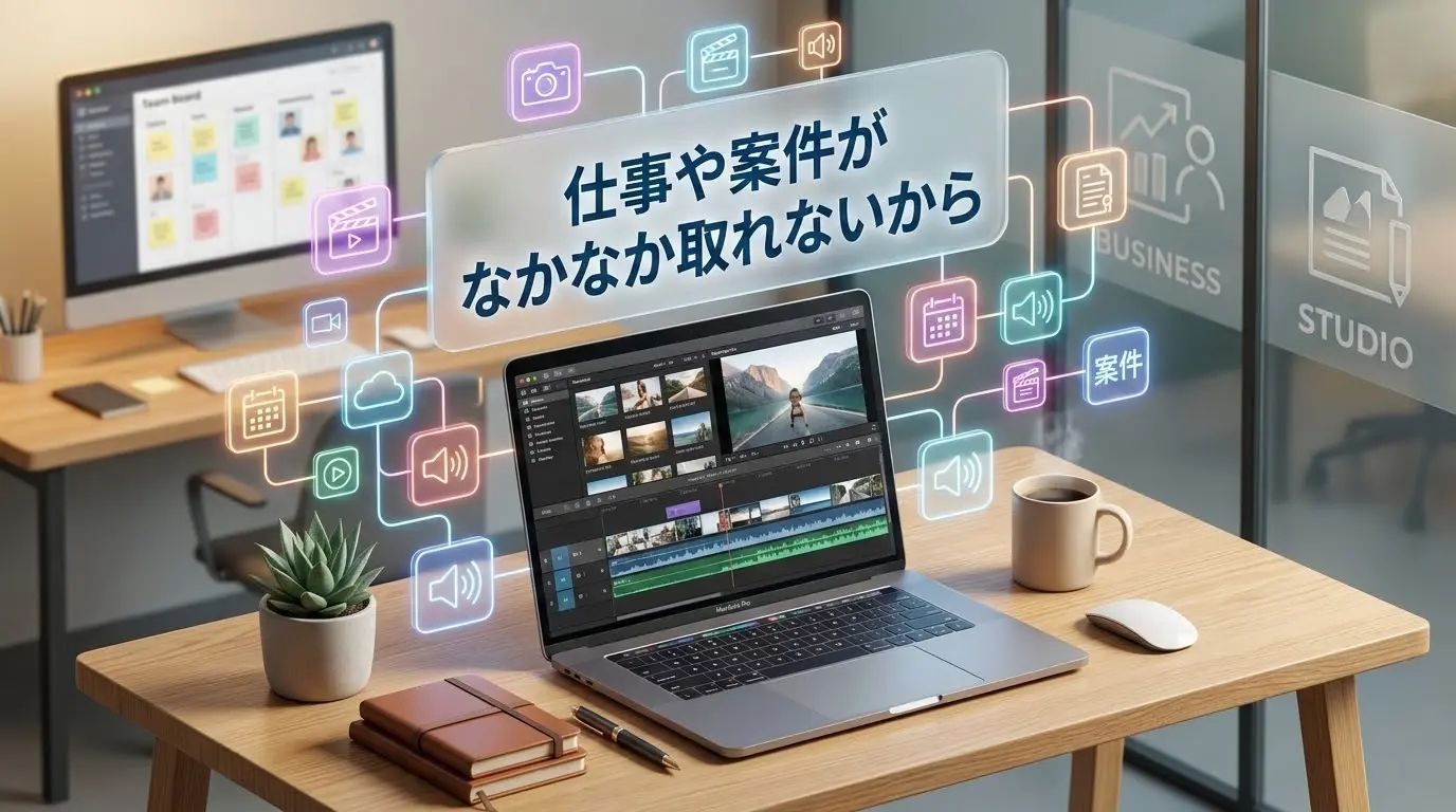 仕事や案件がなかなか取れないから