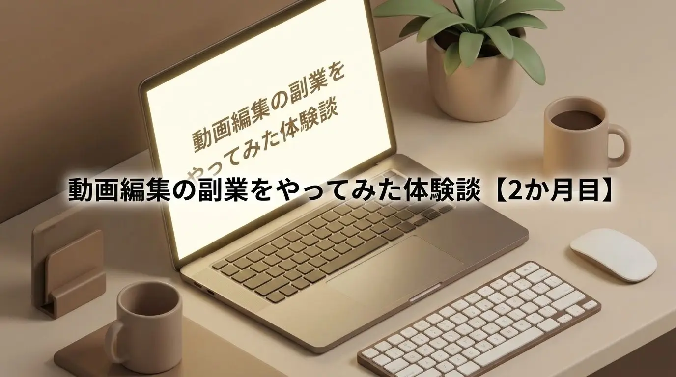 動画編集の副業をやってみた体験談【2か月目】