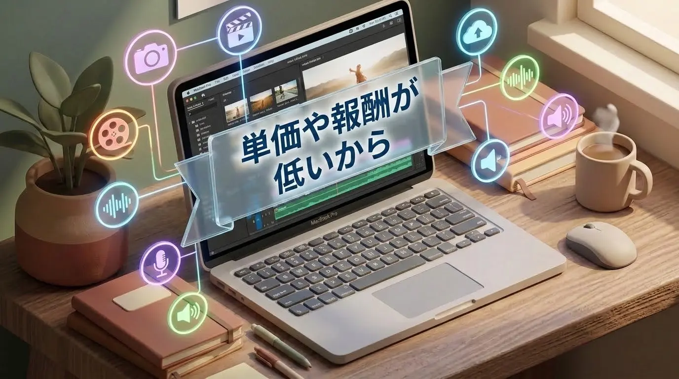 単価や報酬が低いから