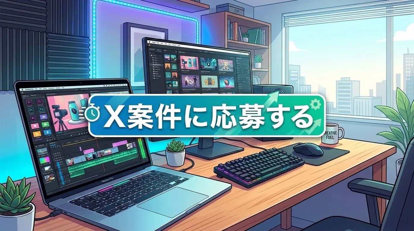 単価を上げるために実績をある程度積んだらX案件に応募する