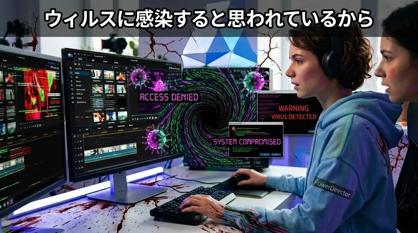 ウィルスに感染すると思われているから