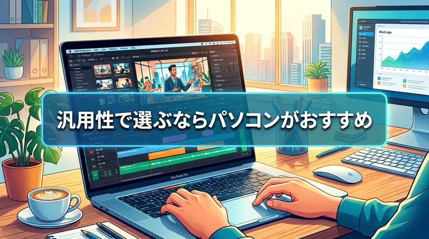 汎用性で選ぶならパソコンがおすすめ