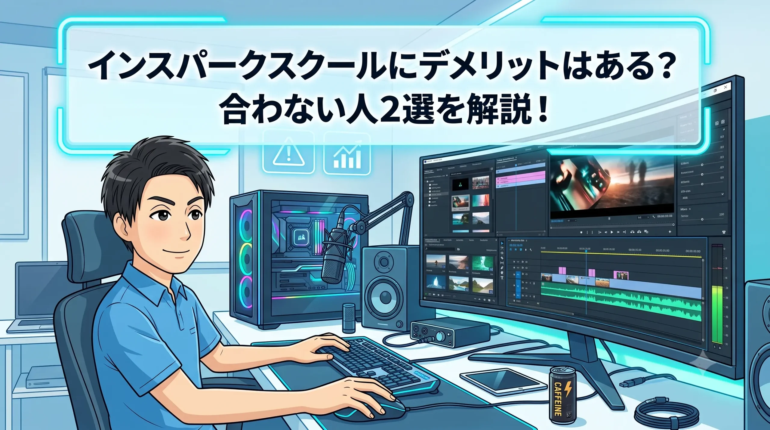 インスパークスクールにデメリットはある?合わない人2選を解説!