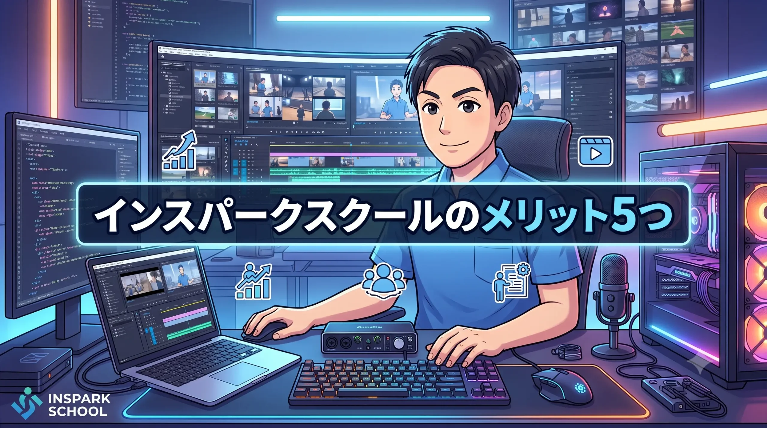 インスパークスクールのメリット5つ