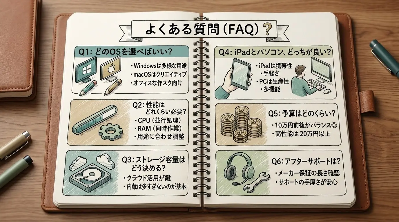 動画編集はiPadとパソコンどっちがおすすめ?に関してのQ&A