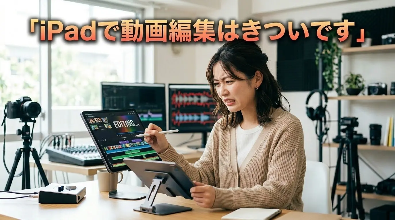 iPadで動画編集はきついです