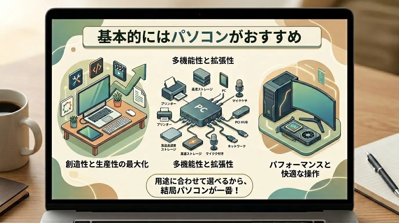 動画編集はiPadとパソコンどっちがいい?基本的にはパソコンがおすすめ