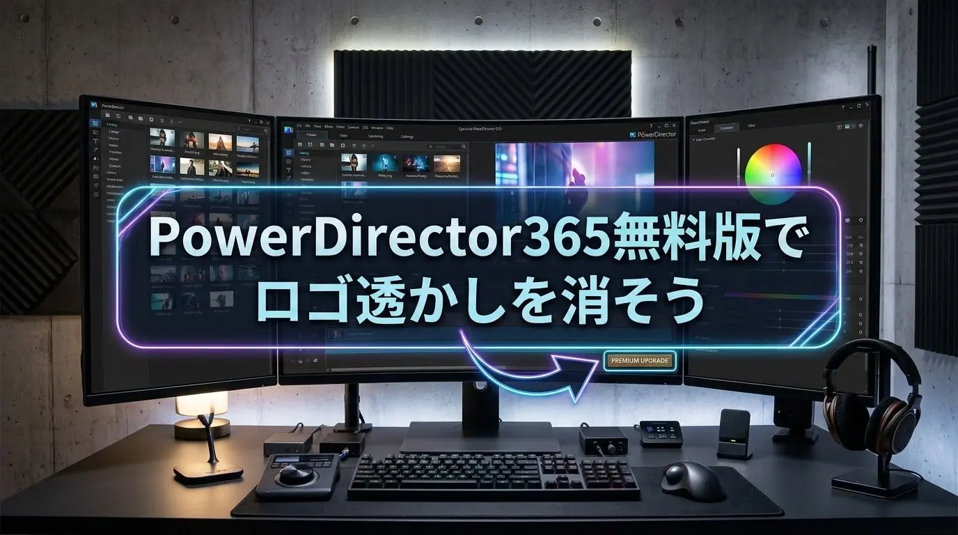 まとめ：PowerDirector365無料版でロゴ透かしを消そう