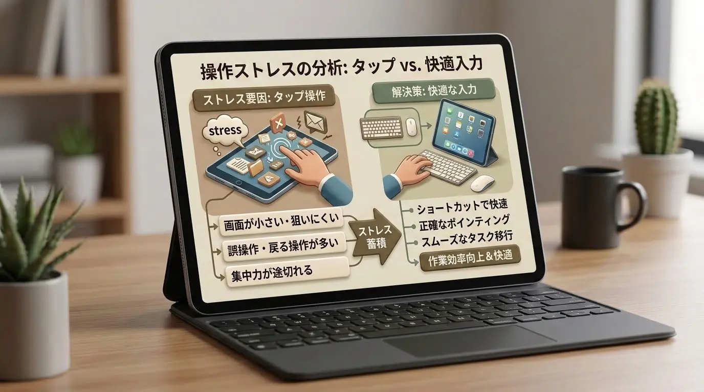 タップ操作が面倒でストレスが溜まるから