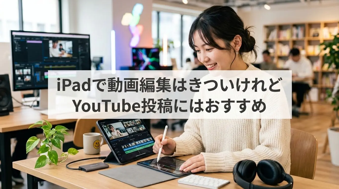iPadで動画編集はきついけれどYouTube投稿にはおすすめ