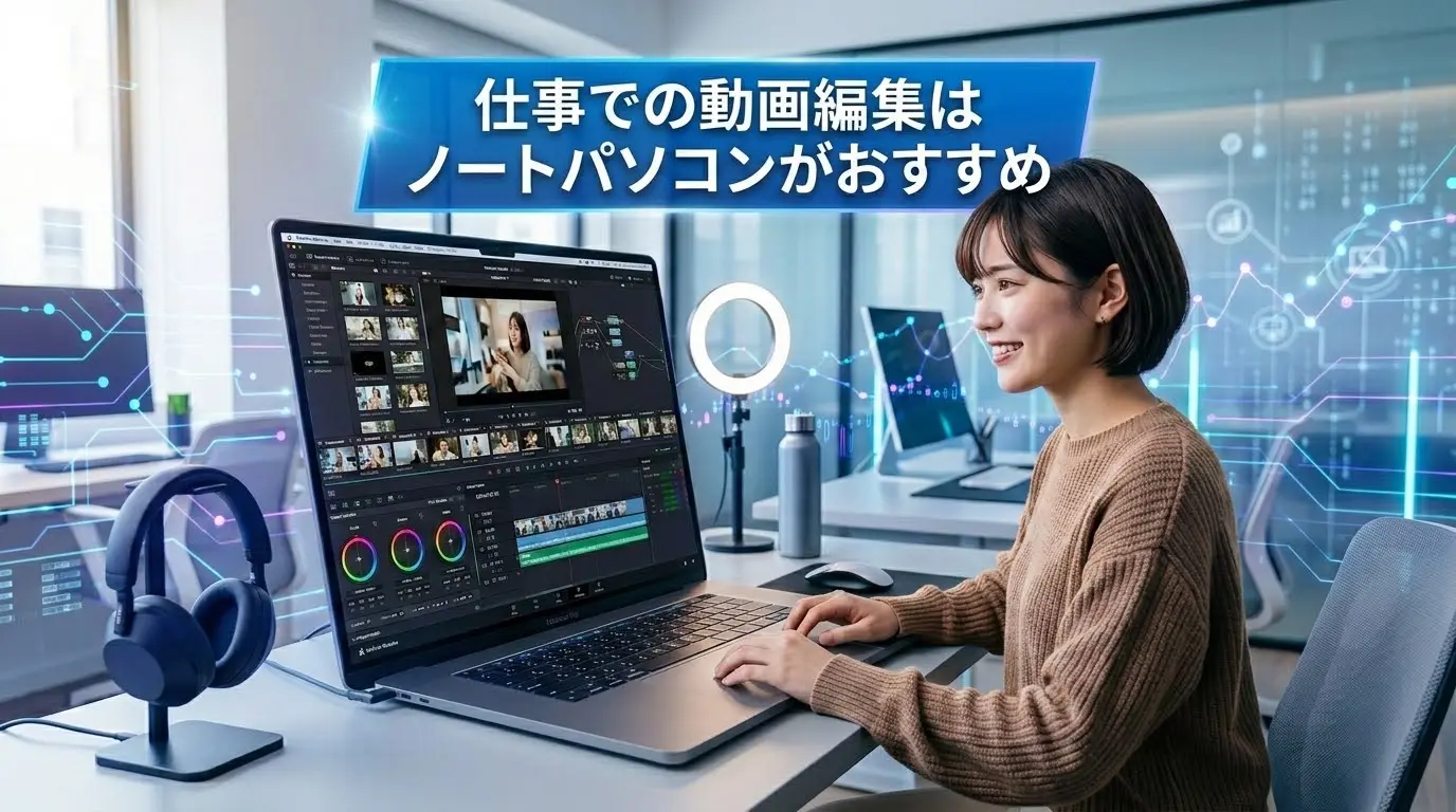 まとめ:仕事での動画編集はノートパソコンがおすすめ