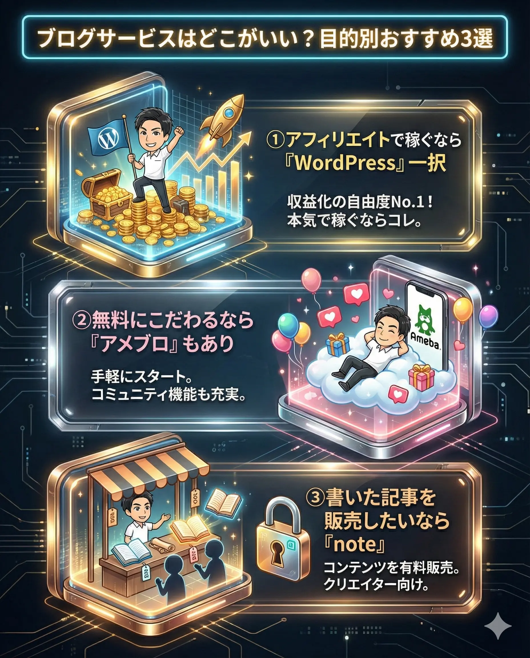 ブログで稼ぐならWordPressがおすすめです