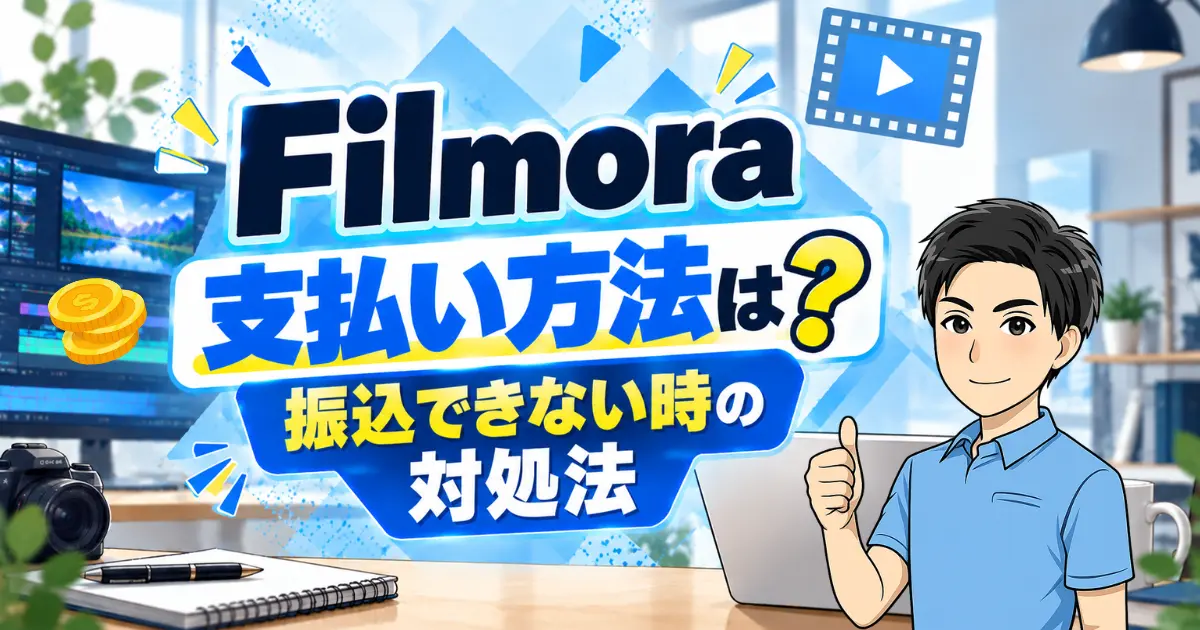 Filmoraの支払い方法は？コンビニ決済や銀行振り込みができない場合の対処法も徹底解説！
