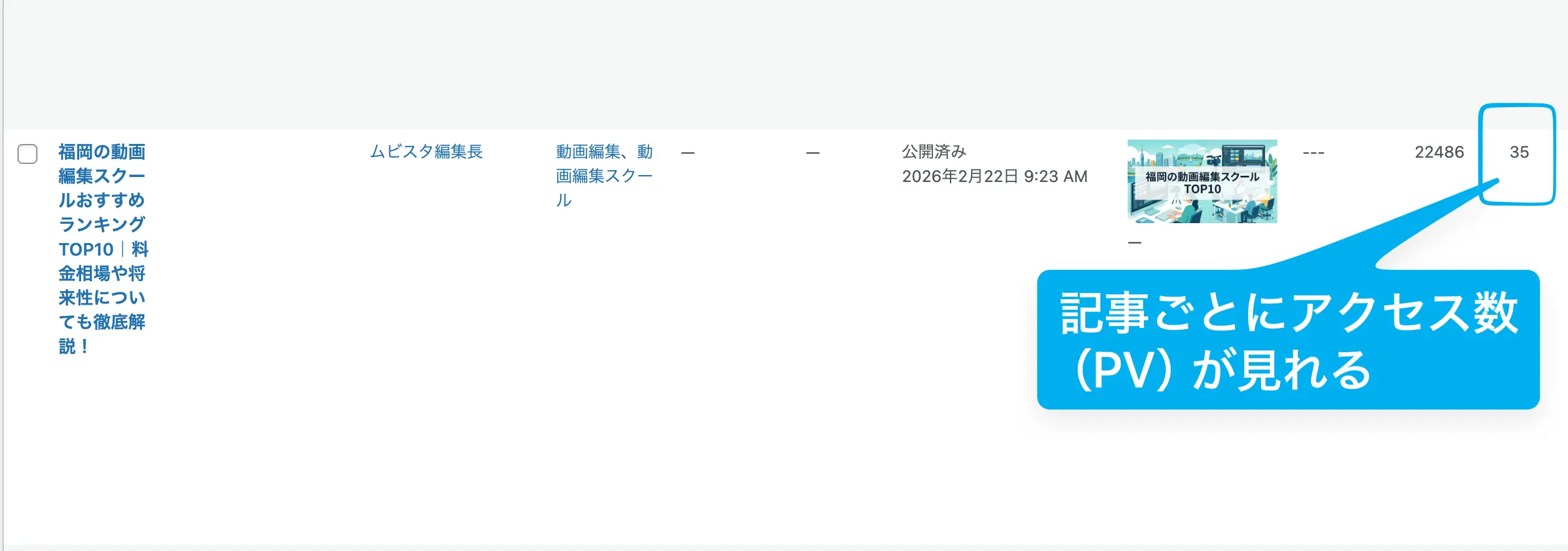 SWELLの管理画面