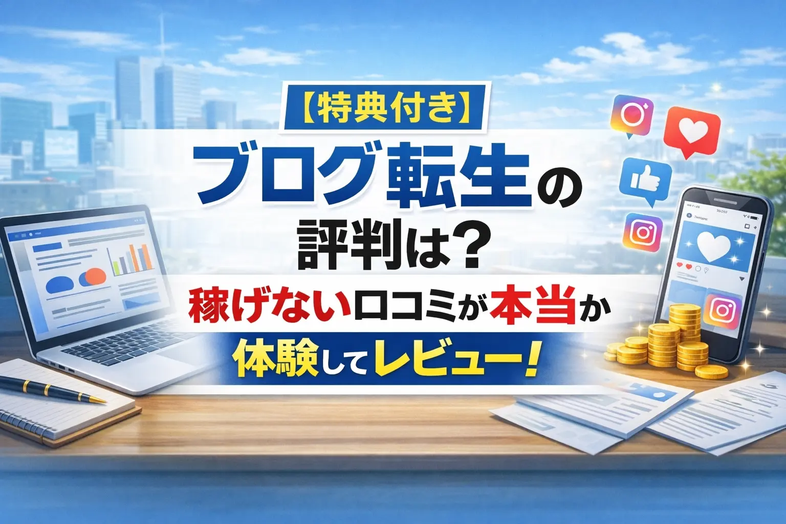 ブログ転生の評判は？稼げない口コミが本当か体験してレビュー！