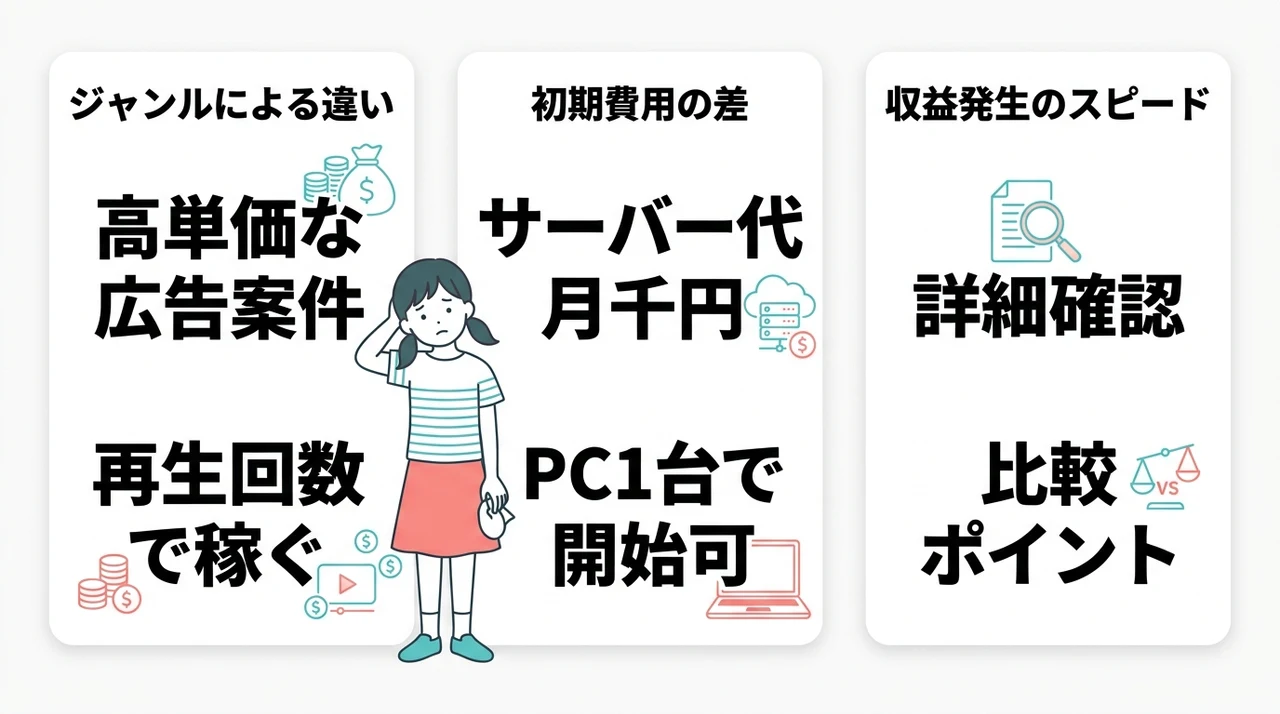 ブログとyoutubeどちらが稼げるか徹底比較