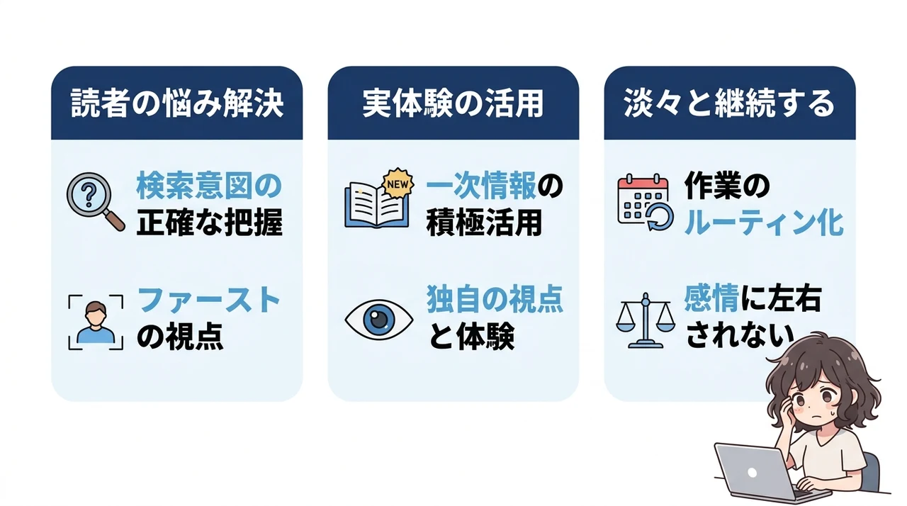 成功するブロガーになる3つの方法