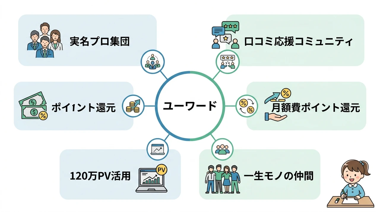 ユーワードは怪しくない!おすすめのMLMです