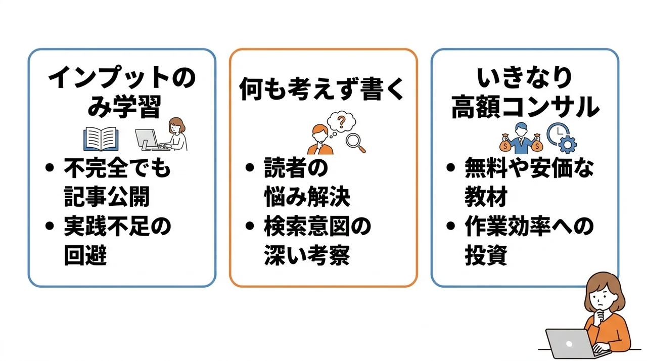 ブログの勉強方法NG3選