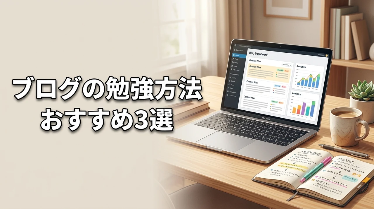ブログの勉強方法おすすめ3選