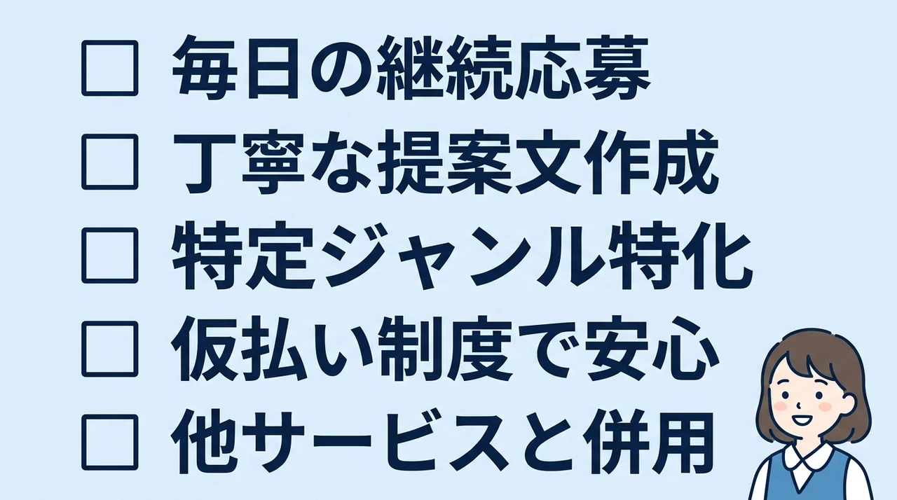 ランサーズで継続案件を獲得しよう