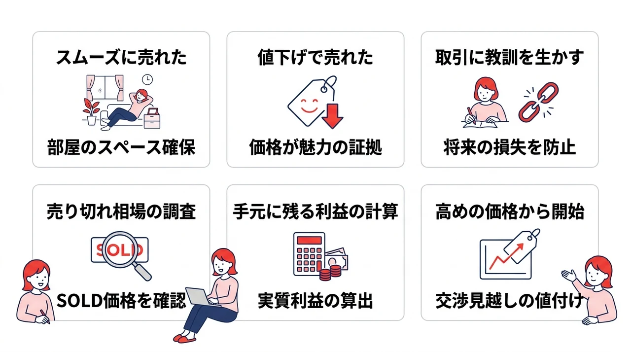 メルカリで安くしすぎて激しく後悔…気持ちの切り替え方3選