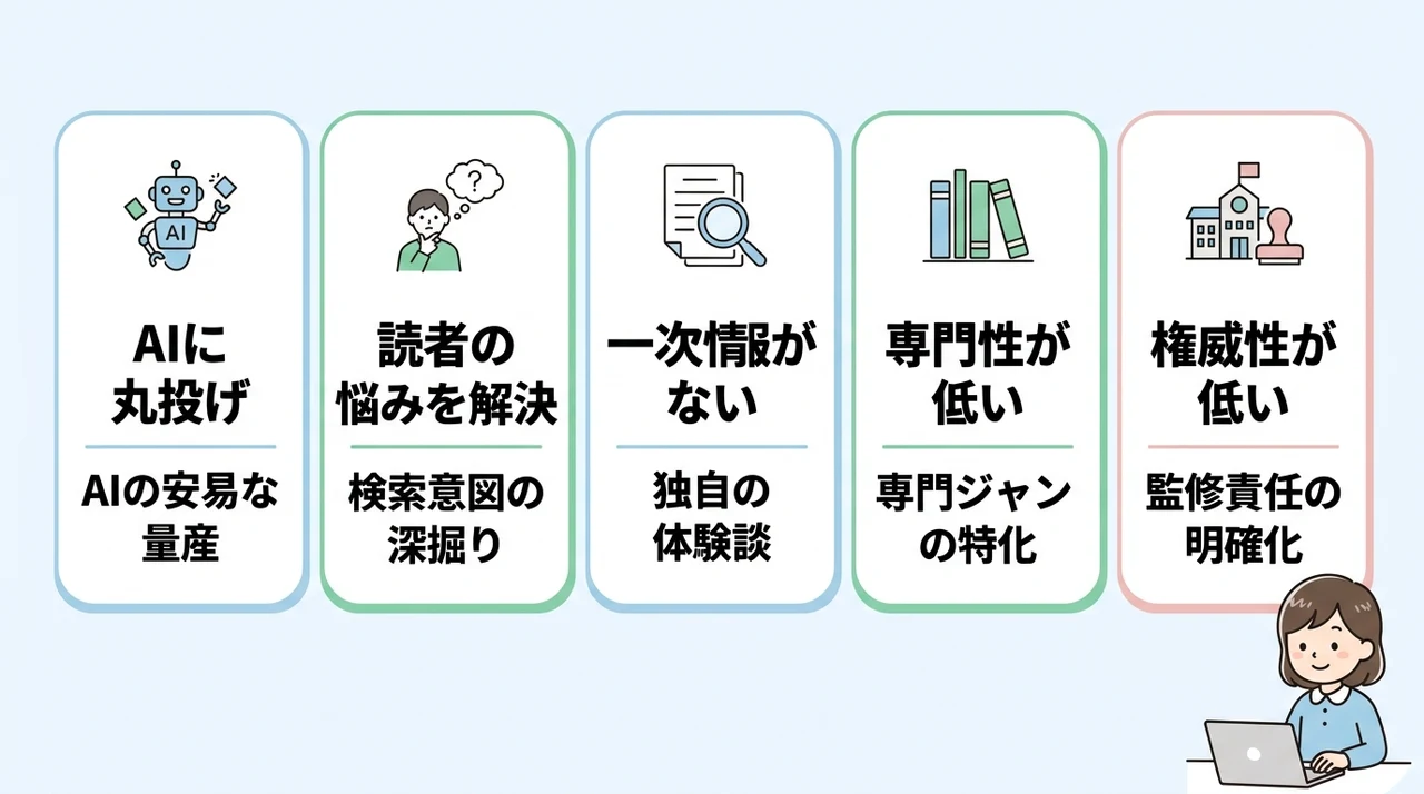 AIブログが稼げない理由5選
