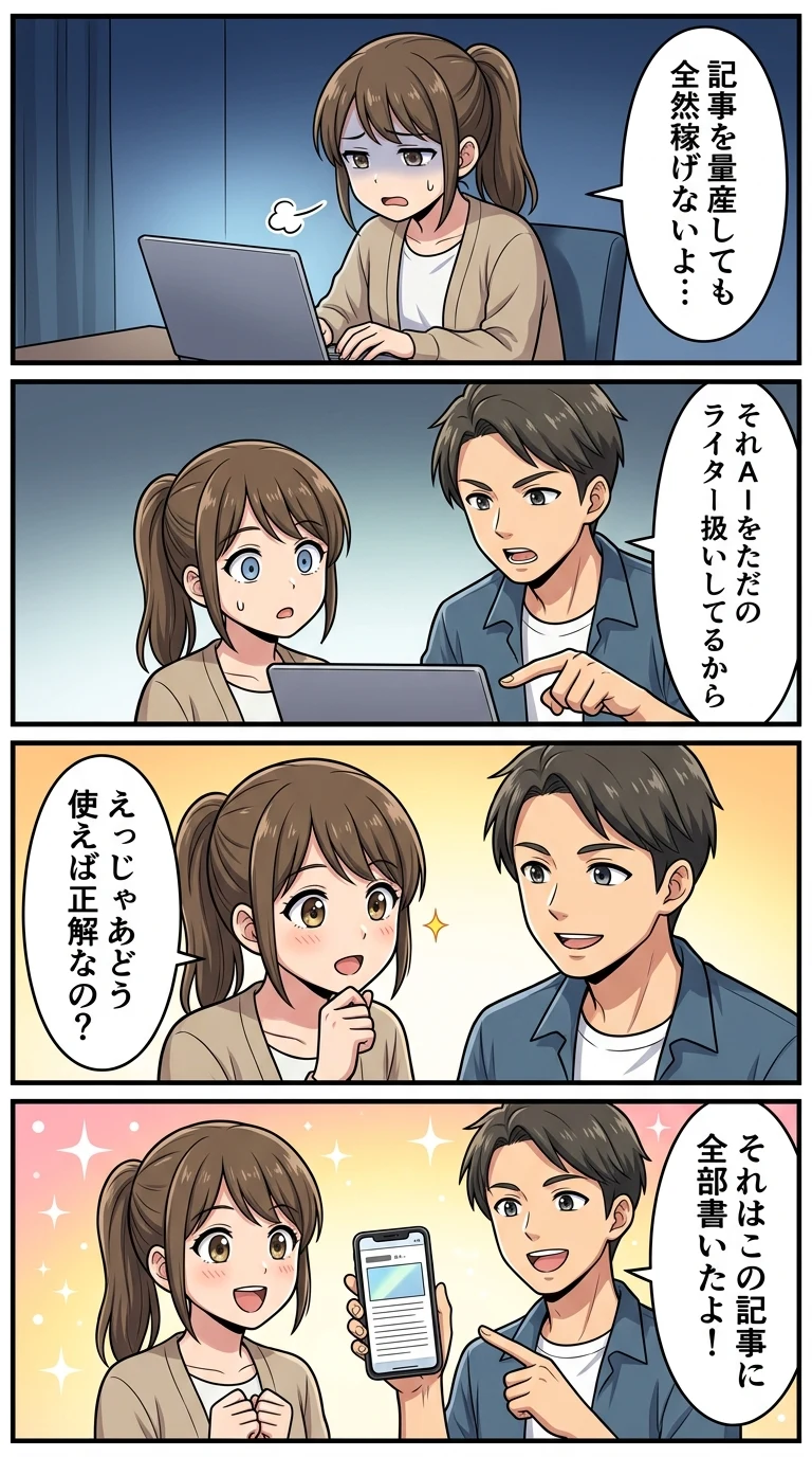 AI ブログ 稼げない