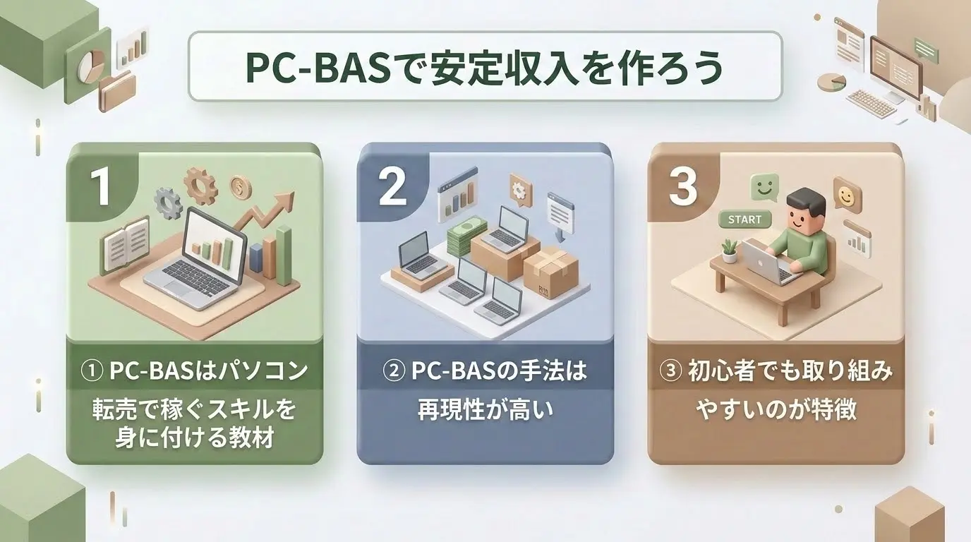 PC-BASで安定収入を作ろう