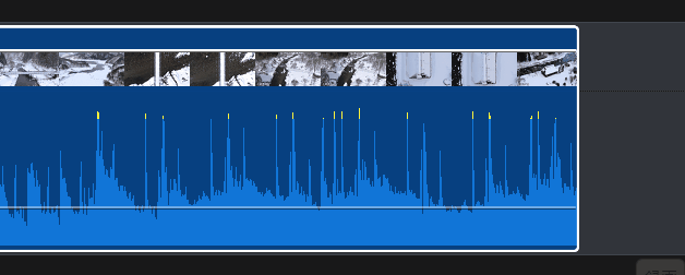 PowerDirectorでキーフレームを使って音声をフェードアウトする方法