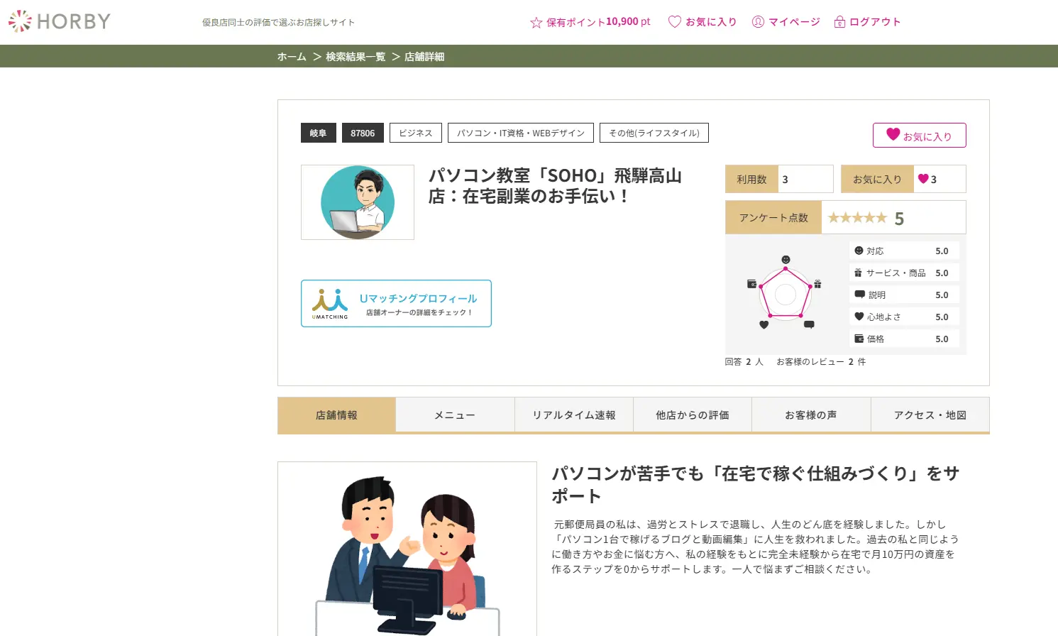 自身の商品を出品できる