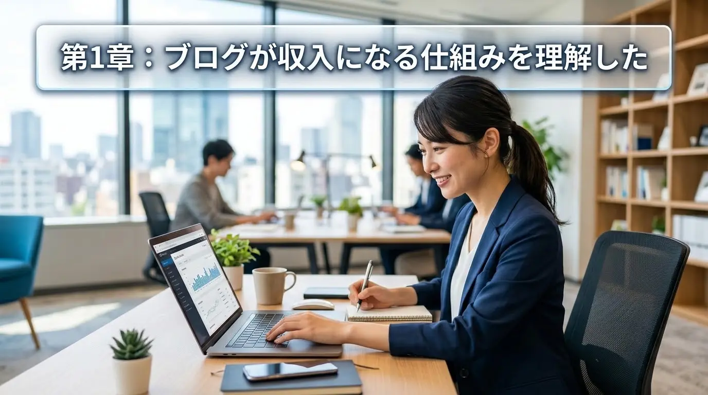 第1章：ブログが収入になる仕組みを理解した