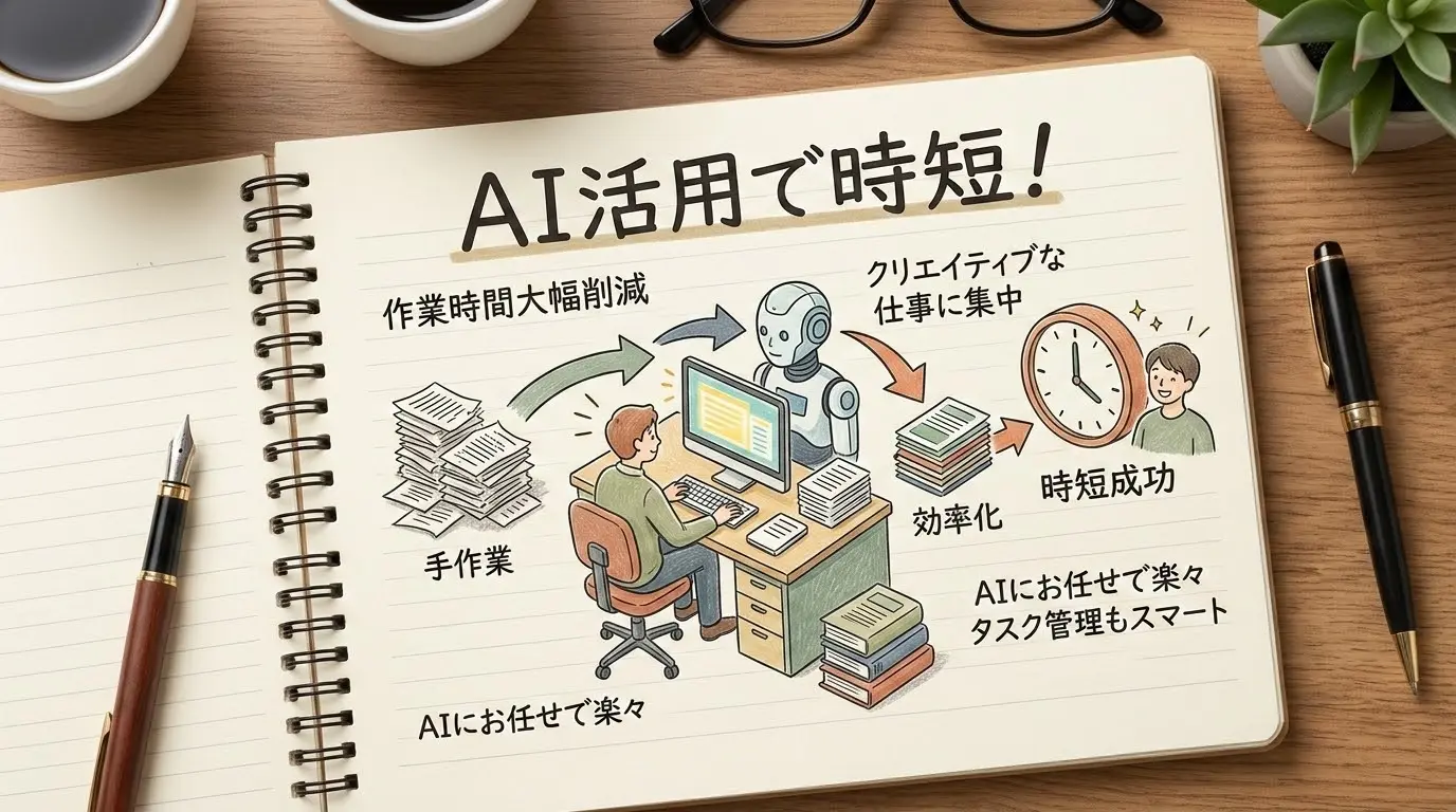 AIを活用して時短するのがおすすめ