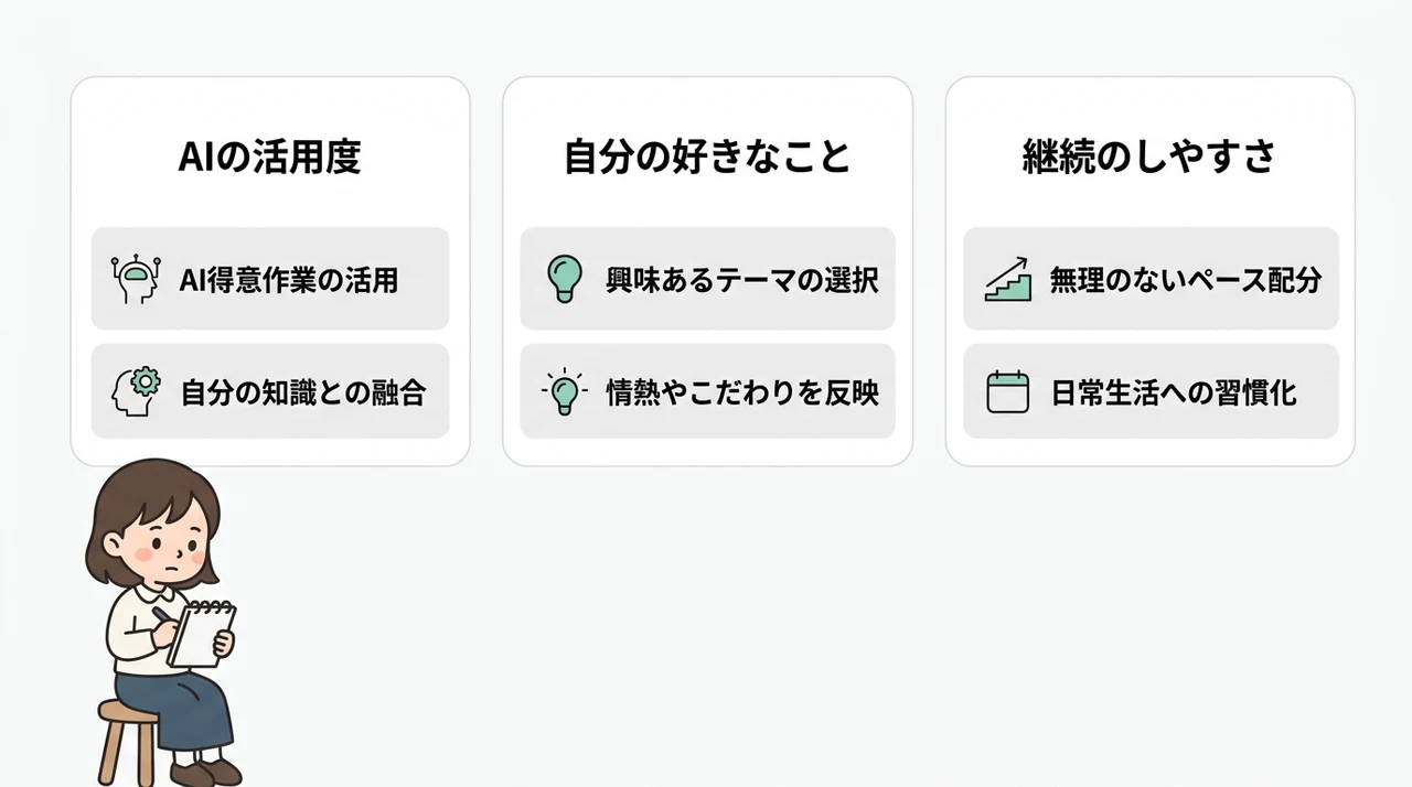AI副業の選び方3選