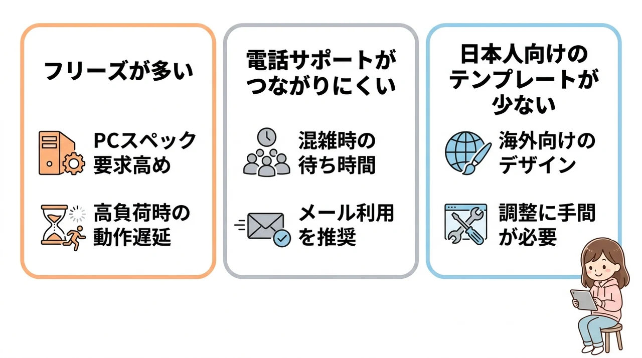 PowerDirectorのデメリット3選
