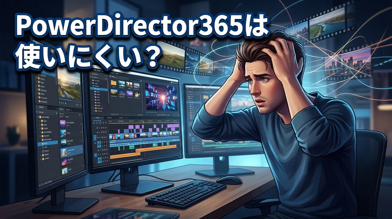 PowerDirector365は使いにくい?デメリットやメリットについても徹底解説!