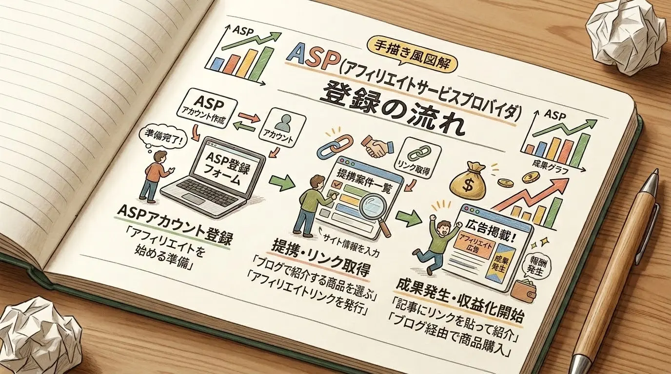 ASPに登録した