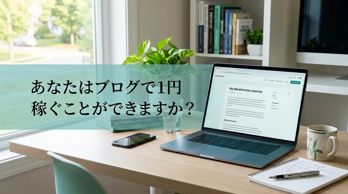 あなたはブログで1円稼ぐことができますか？
