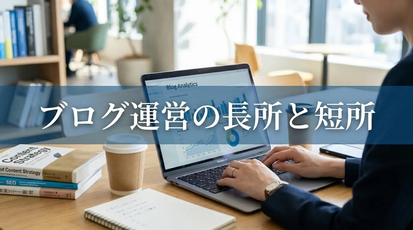 ブログ運営の長所と短所