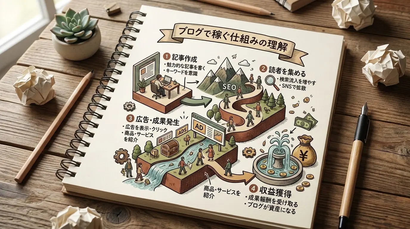 一般人がブログでなぜ稼げるのか理解した