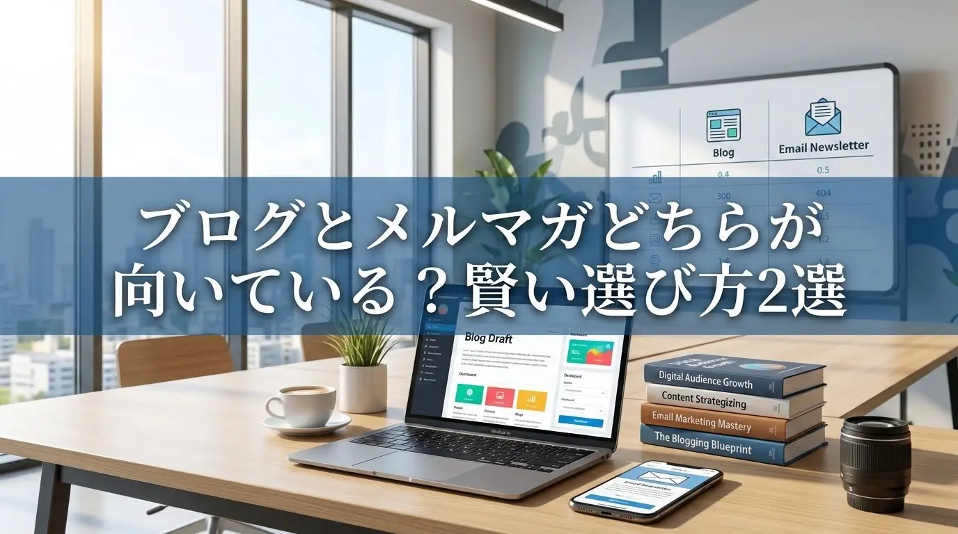 ブログとメルマガどちらが向いている?賢い選び方2選