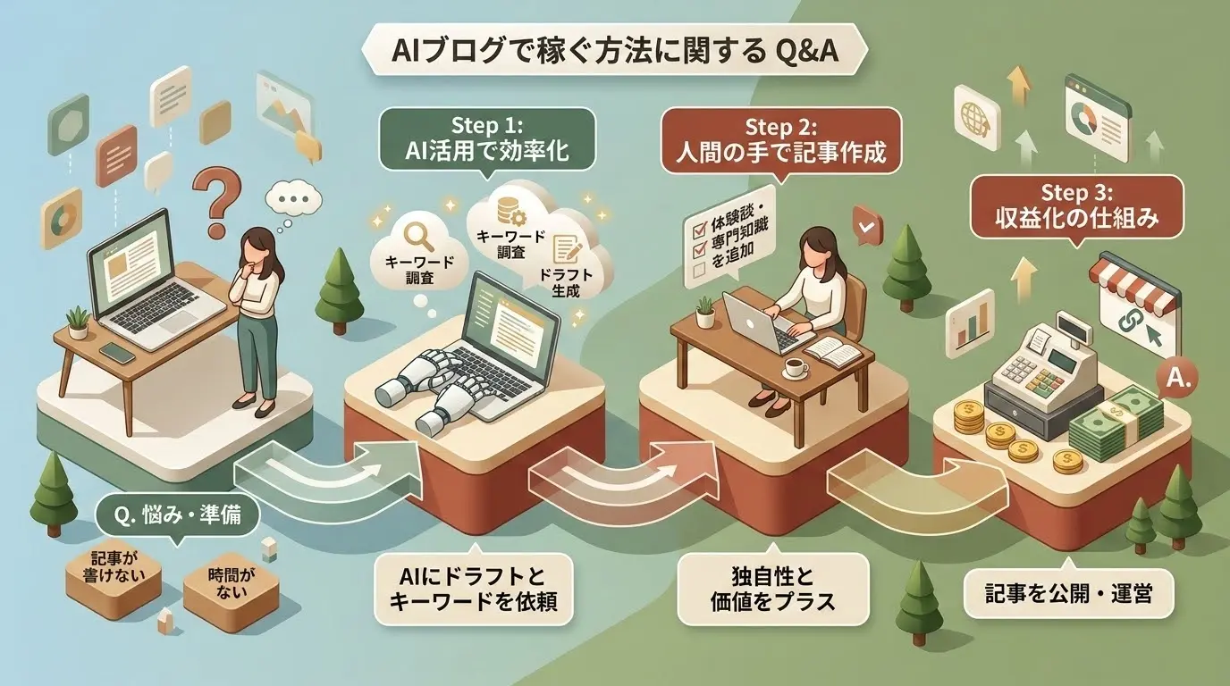 AIブログで稼ぐ方法に関するQ&A