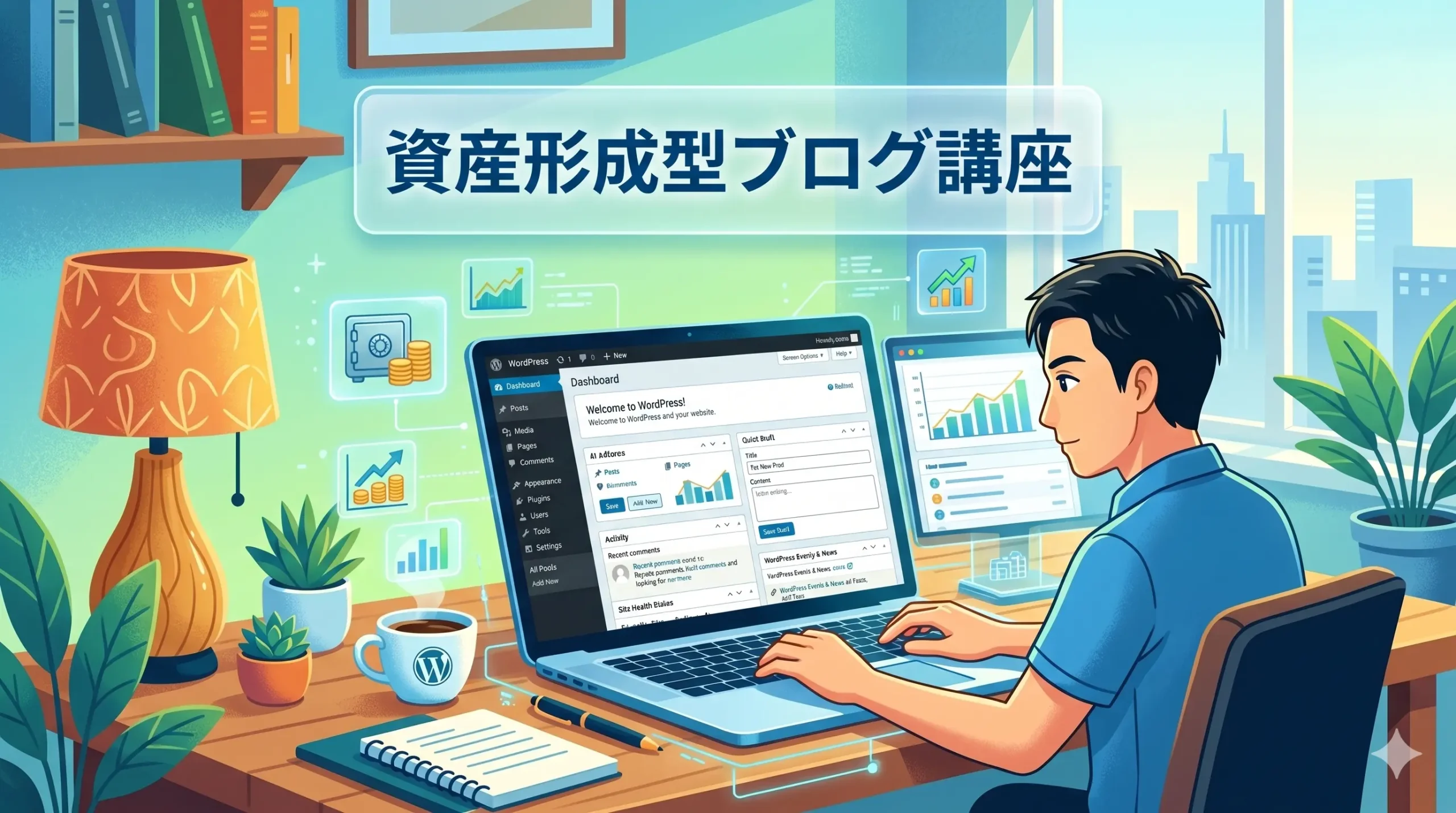 資産形成型ブログ講座のご案内