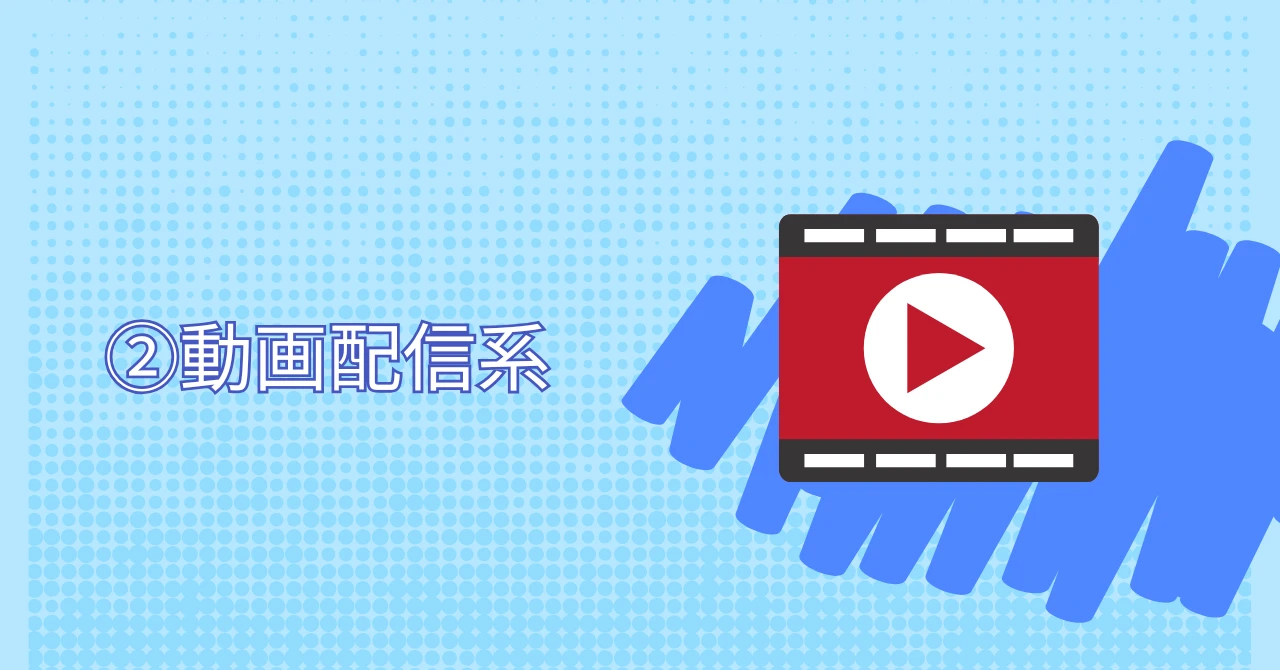 動画配信ブログのサムネ