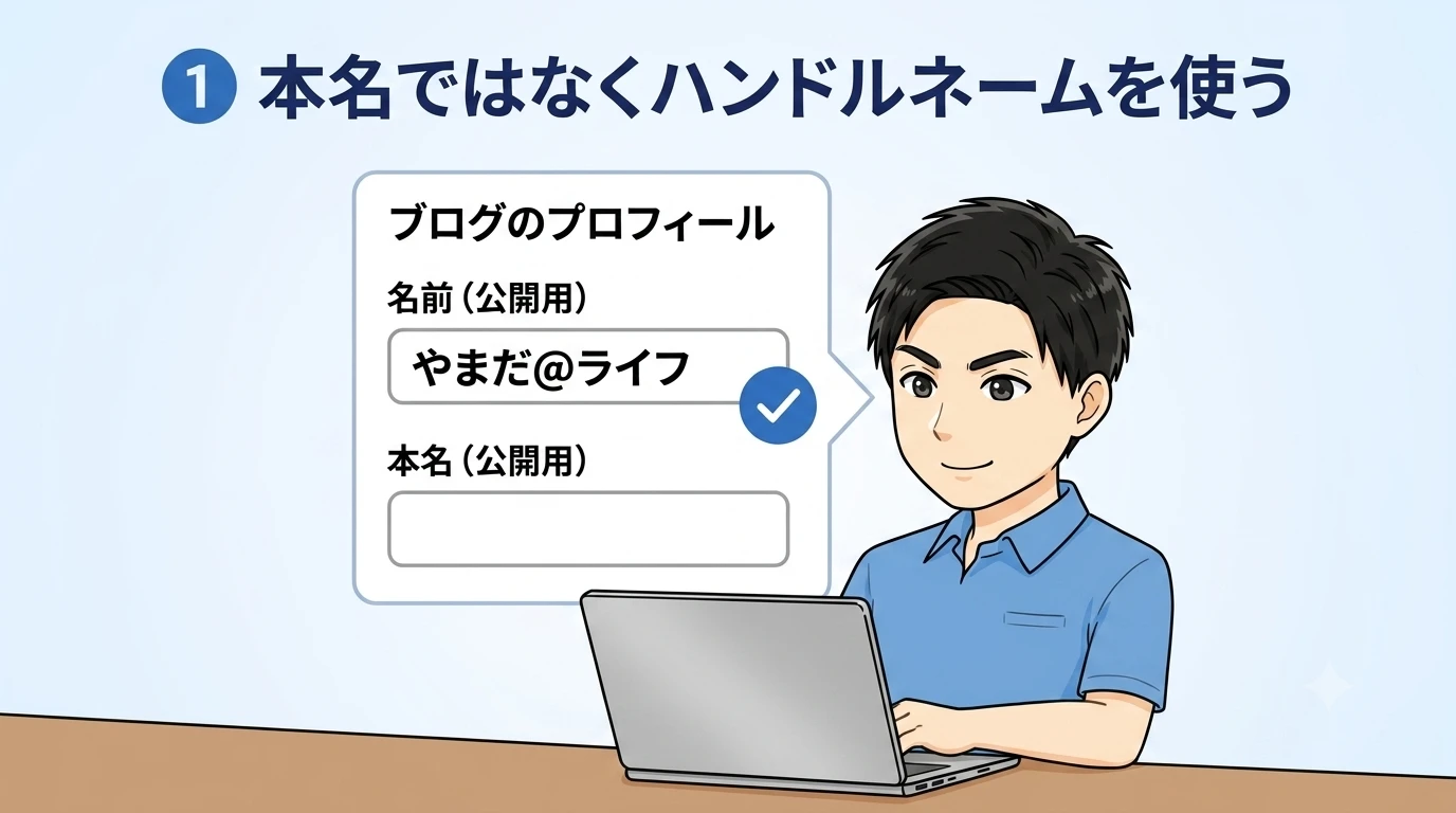 ハンドルネームを作るおか君