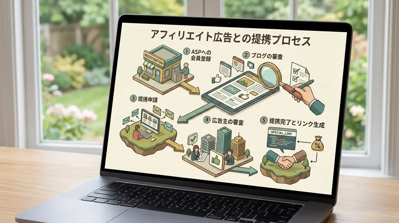アフィリエイト広告と提携する