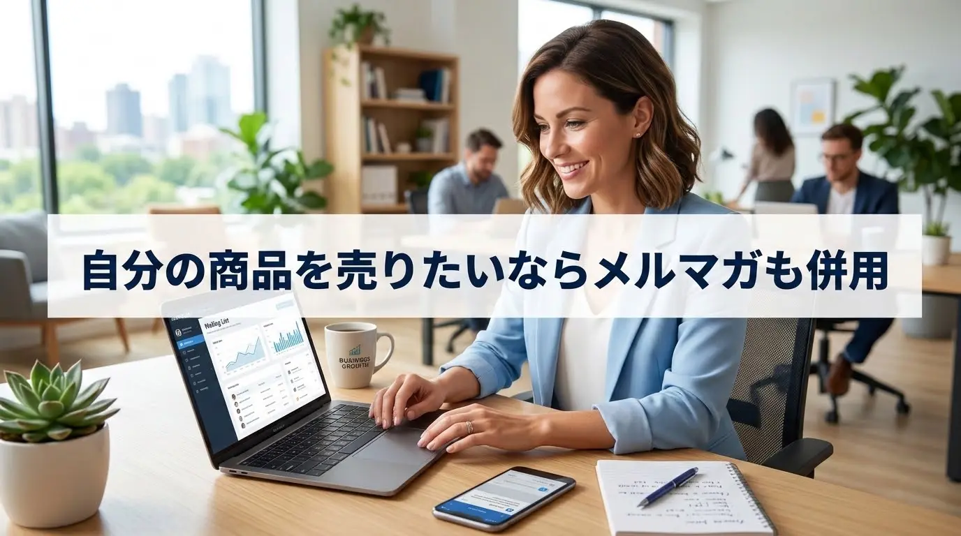 自分の商品を売りたいならメルマガも併用