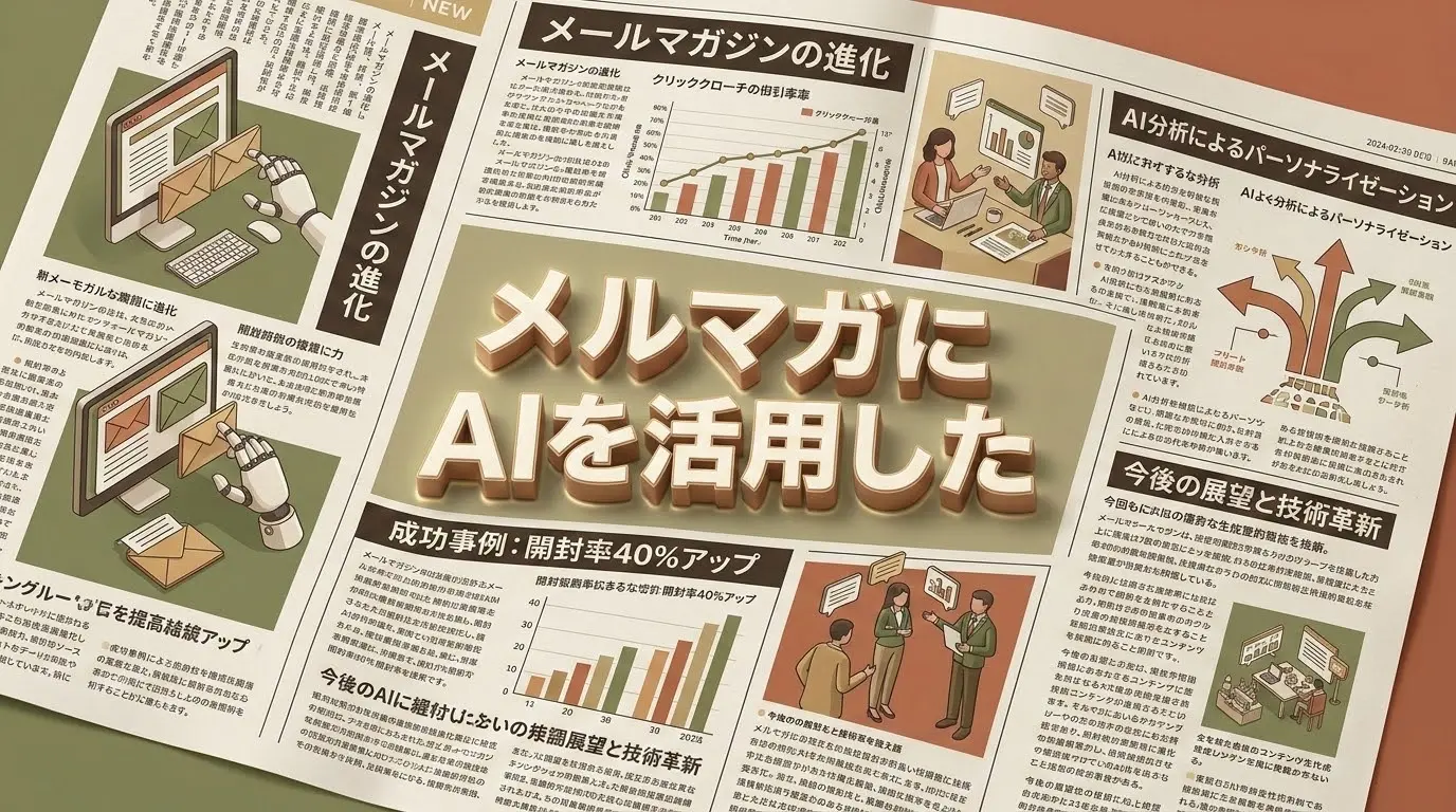 メルマガにAIを活用した