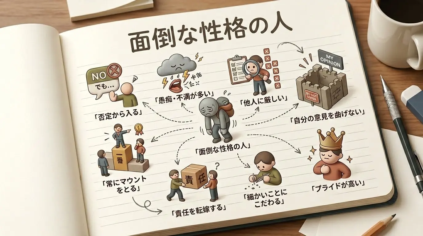 面倒な性格の人